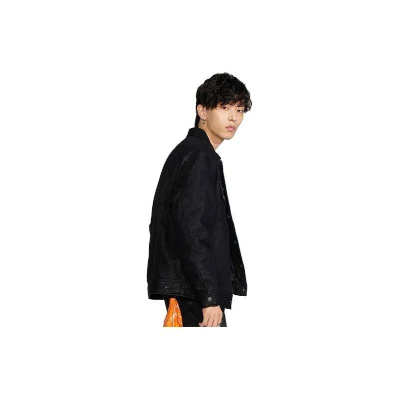 Lee FW22 Down Jacket Men's Black-6