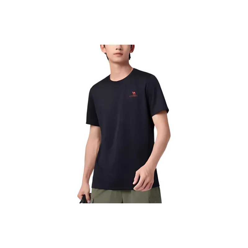 CAMEL Sports Running Fitness Quick Dry Basic Versatile Short Sleeved T Shirts Men's-5