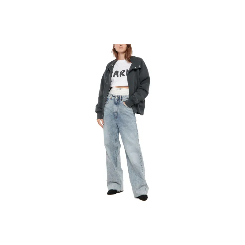 ISABEL MARANT Watson High Neck Sweatshirt-1
