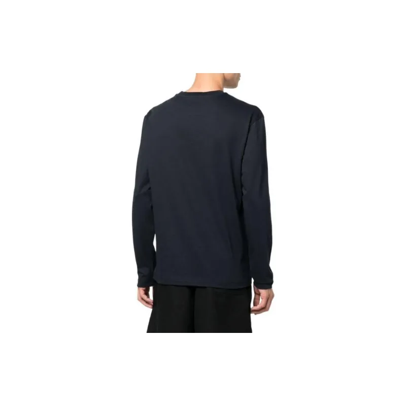 JIL SANDER + Logo Patch Long Sleeved T Shirt-3