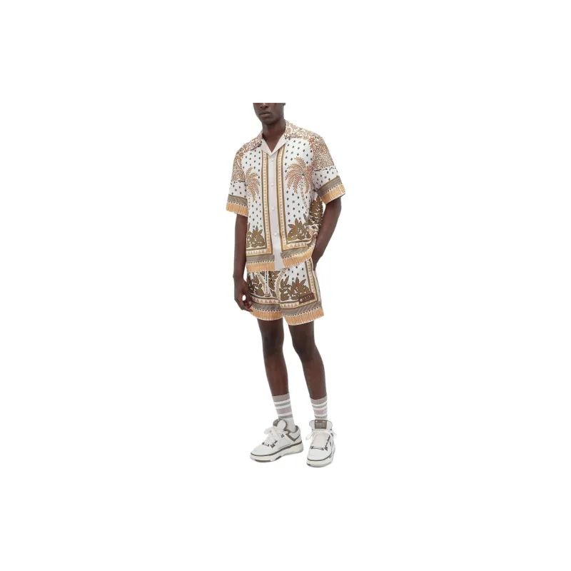 AMIRI SS24 Shirt Men's Copper Brown-1