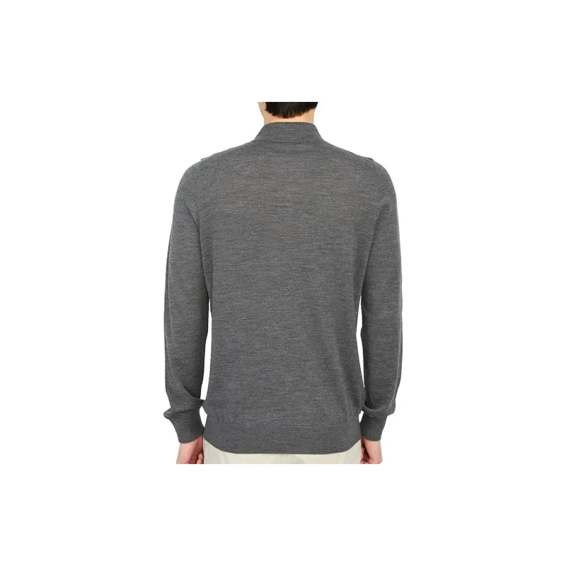 JOHNSTONS OF ELGIN Polo Shirt Men's Gray-3