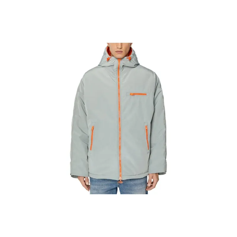 DIESEL Jackets Men Gray-1