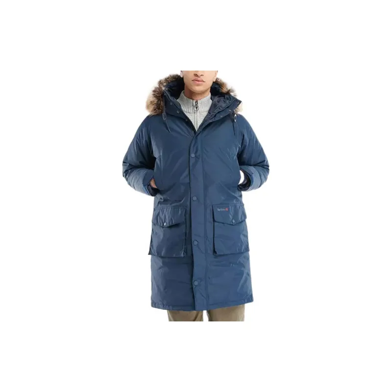 BARBOUR Parka Coats Men's Dark Blue-3