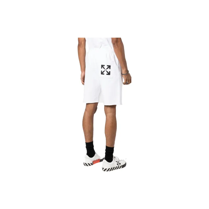 OFF WHITE Single Arrow Pocket Sweatshorts-3