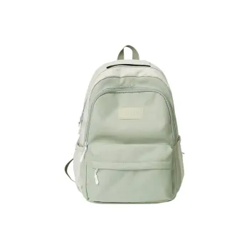 Warrior Nylon Backpack Large Size Unisex White/Green/Red