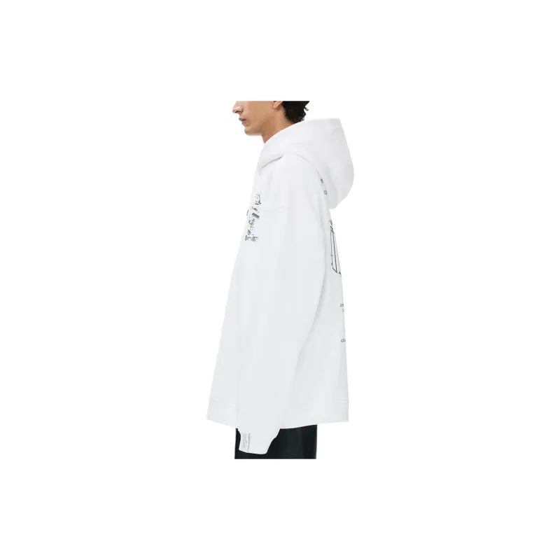 H&M x ROKH Sweatshirt Men's White/Stapler-4