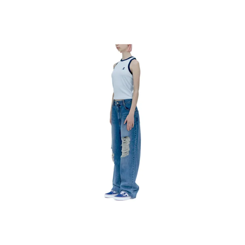 Rest&Recreation DESTROYED DENIM PANTS Jeans Unisex BLUE/Blue-7