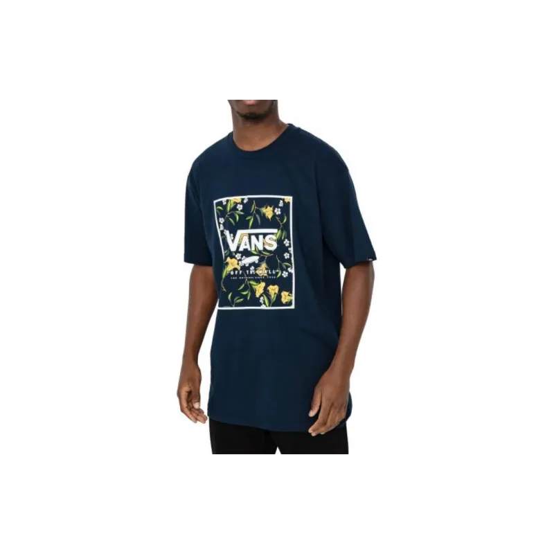 Vans CLASSIC PRINT BOX T Shirt Men's Marine Blue-1