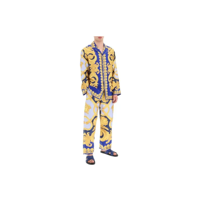VERSACE SS23 Casual Pants Men's Gold-1