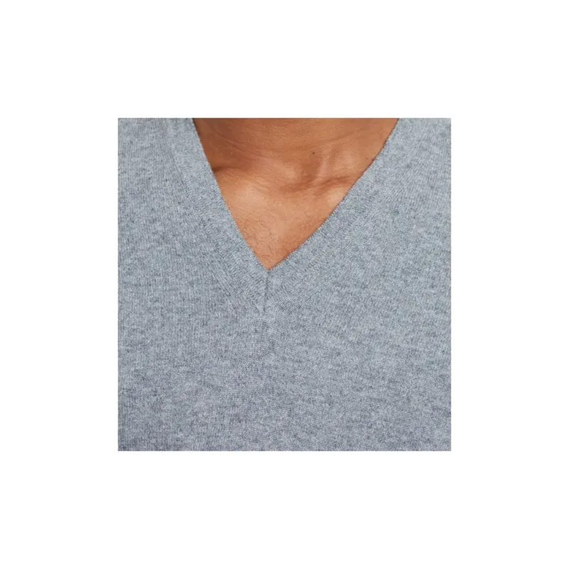 PRINGLE OF SCOTLAND SS24 Cashmere Sweater Men's Gray-3