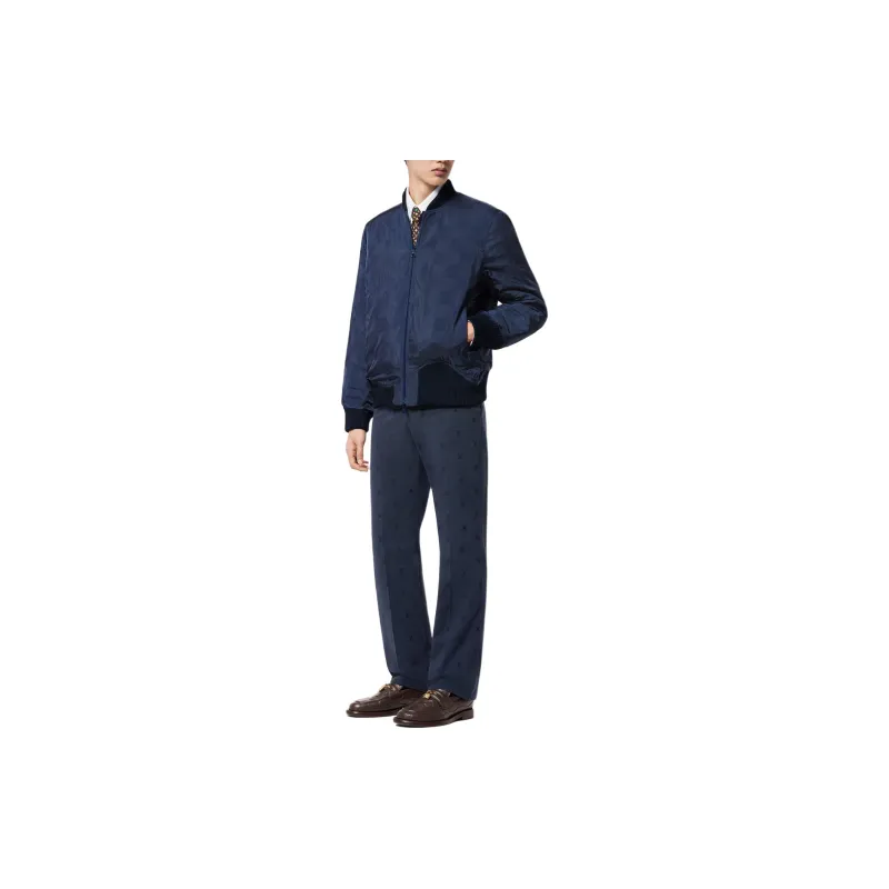 LOUIS VUITTON Reversible Leather Nylon Blouson-1