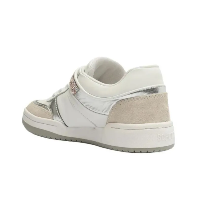 Schutz Low-Top Skateboard Shoes Women's White-3
