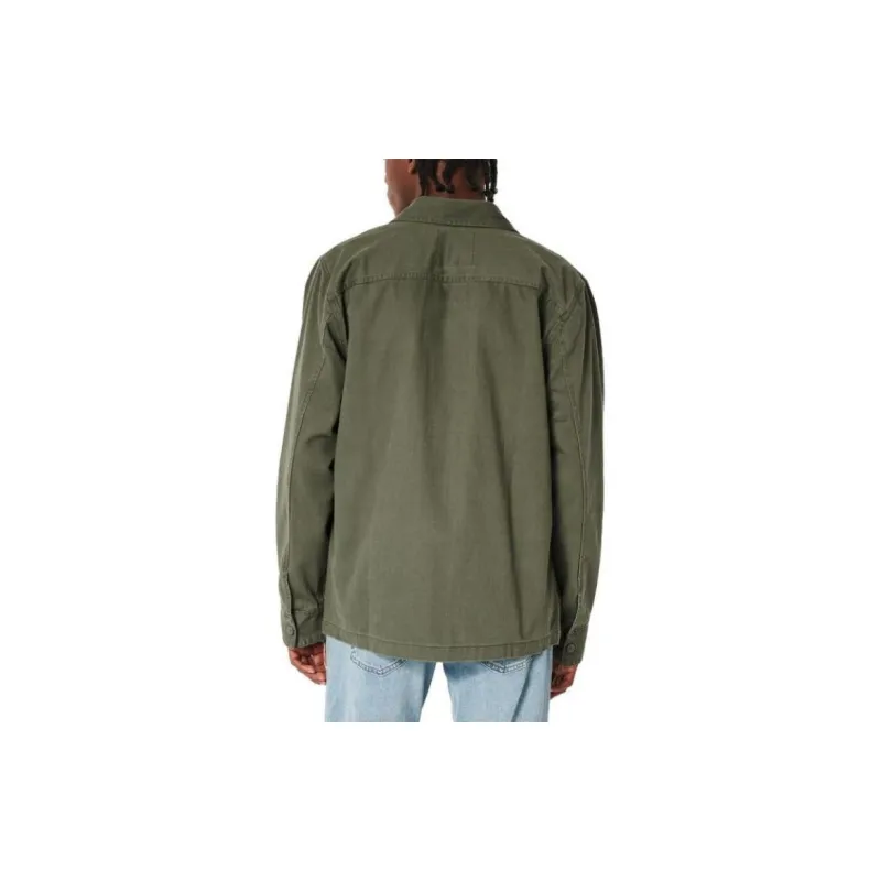 Hollister Denim Jacket Men's Olive Green-2