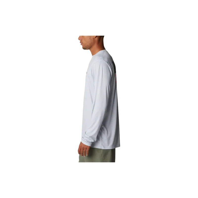 Columbia Terminal Tackle PFG Fish Flag™ T-Shirt Men's Light Gray-2