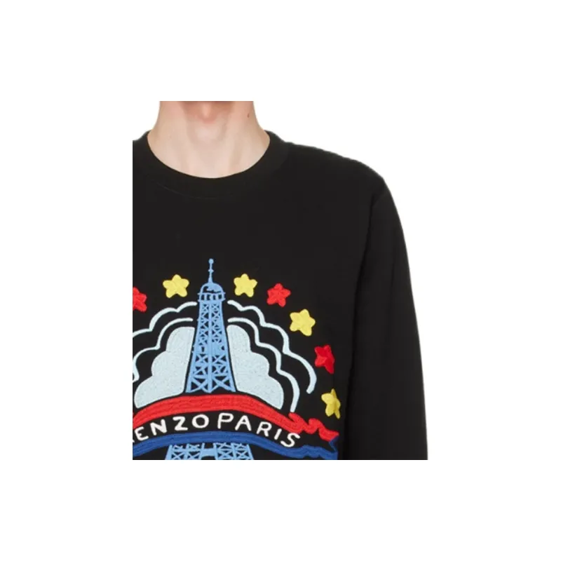 KENZO Drawn Varsity Crewneck Sweatshirt-5
