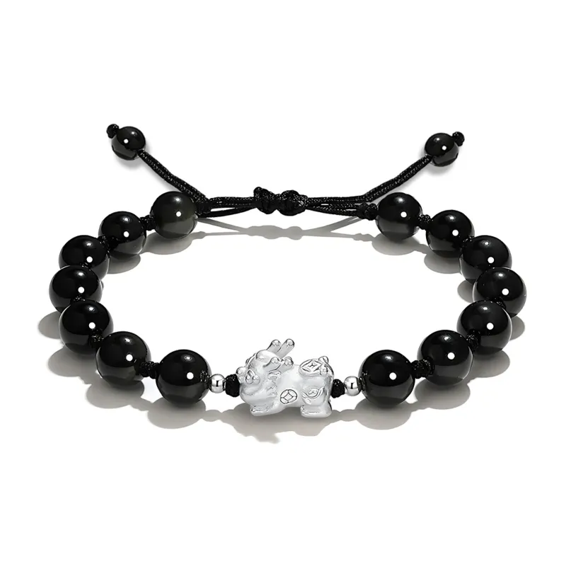 GUDS GAVE Colored Glaze Jade Bracelets Unisex-5