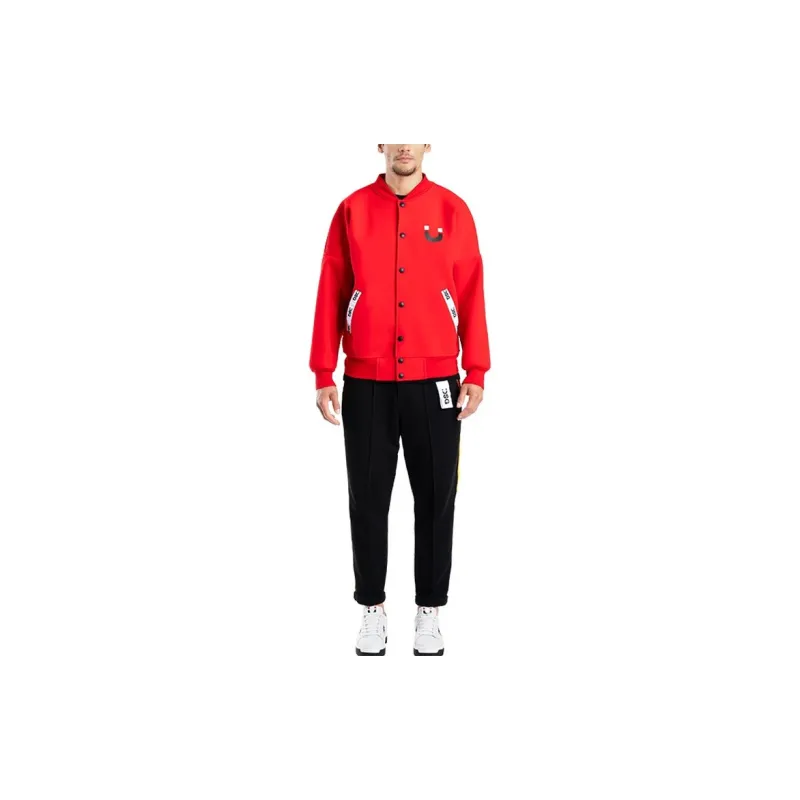 DSG DISGUSTO Baseball Jacket Unisex Red-2