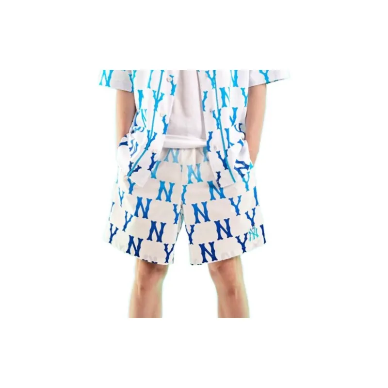 MLB Casual Shorts Men Blue-2
