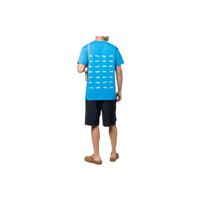 Jacquemus Le T shirt Vague Print Wave Logo T shirt-4