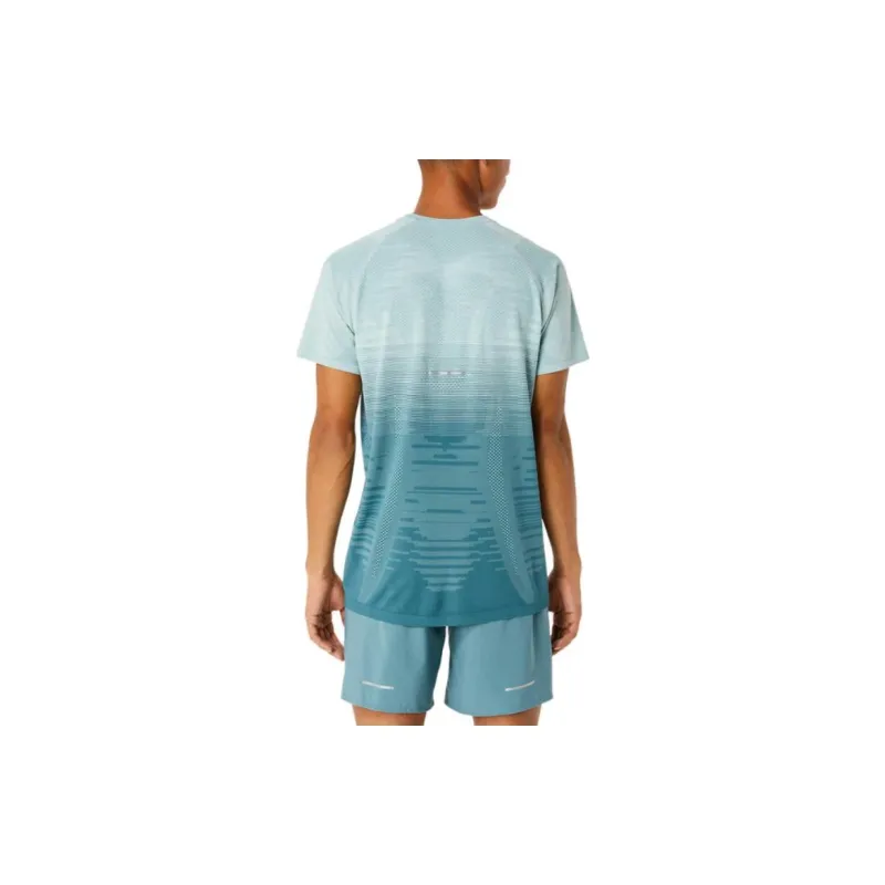 Asics T-Shirts Men Blue-2