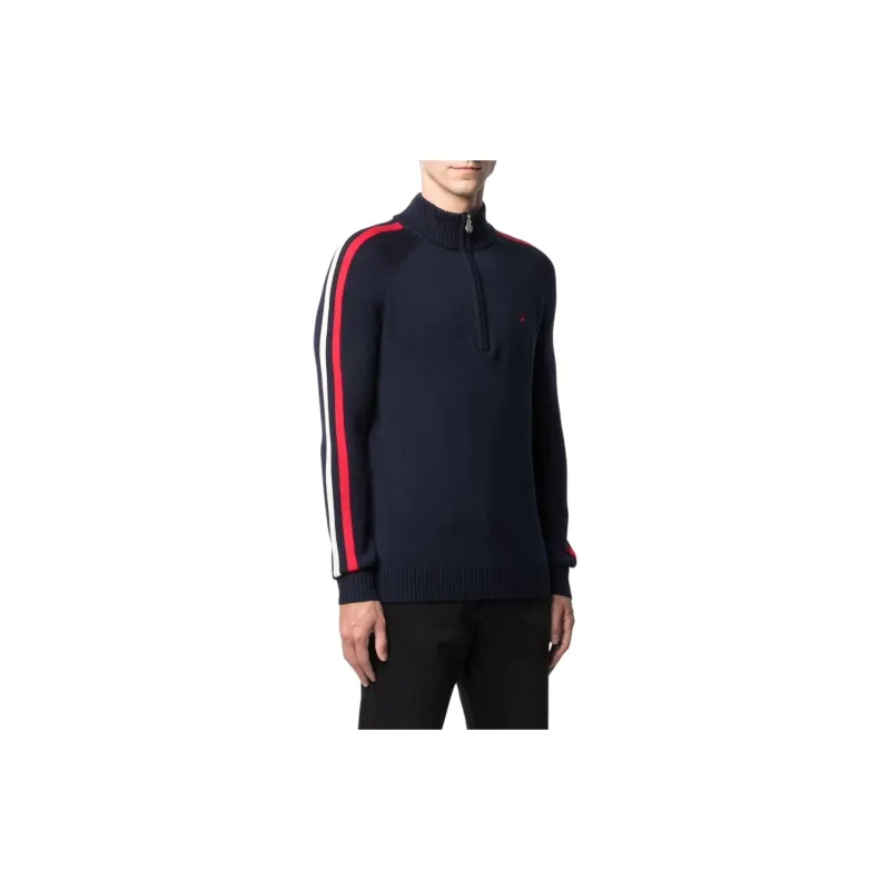 Perfect Moment Embroidered Logo Quarter Zip Sweater-7