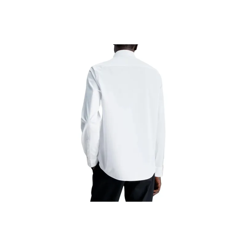 Calvin Klein Monogram embroidered Cotton Shirt-3