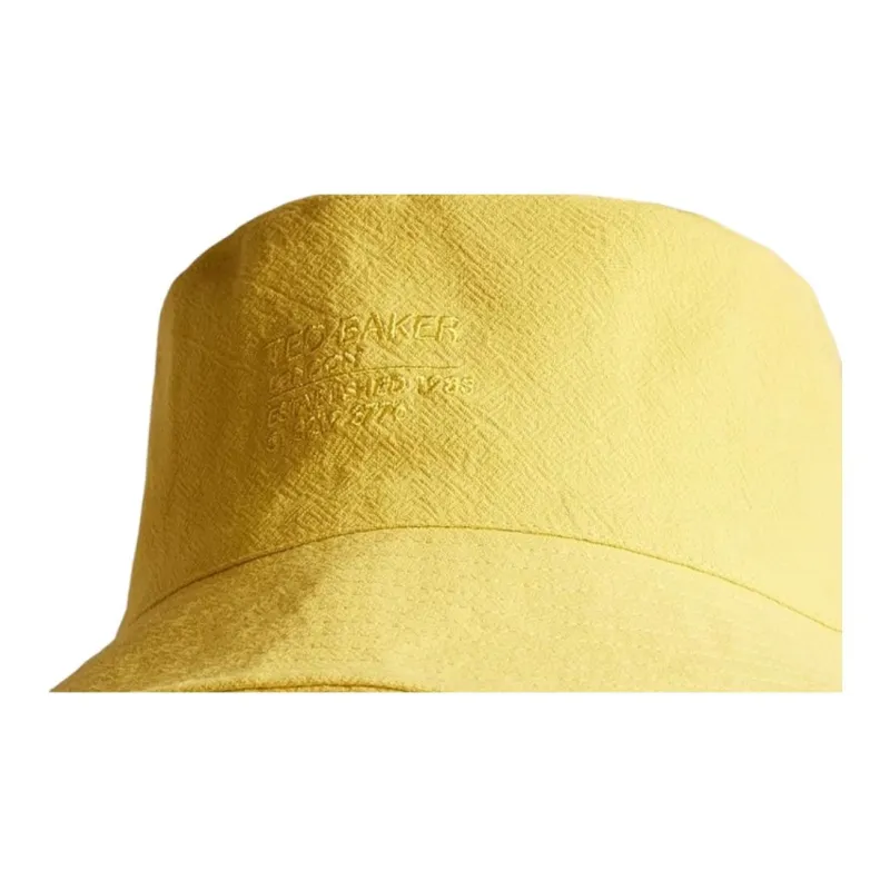 Ted Baker Polyester Bucket Hats Unisex Yellow-0