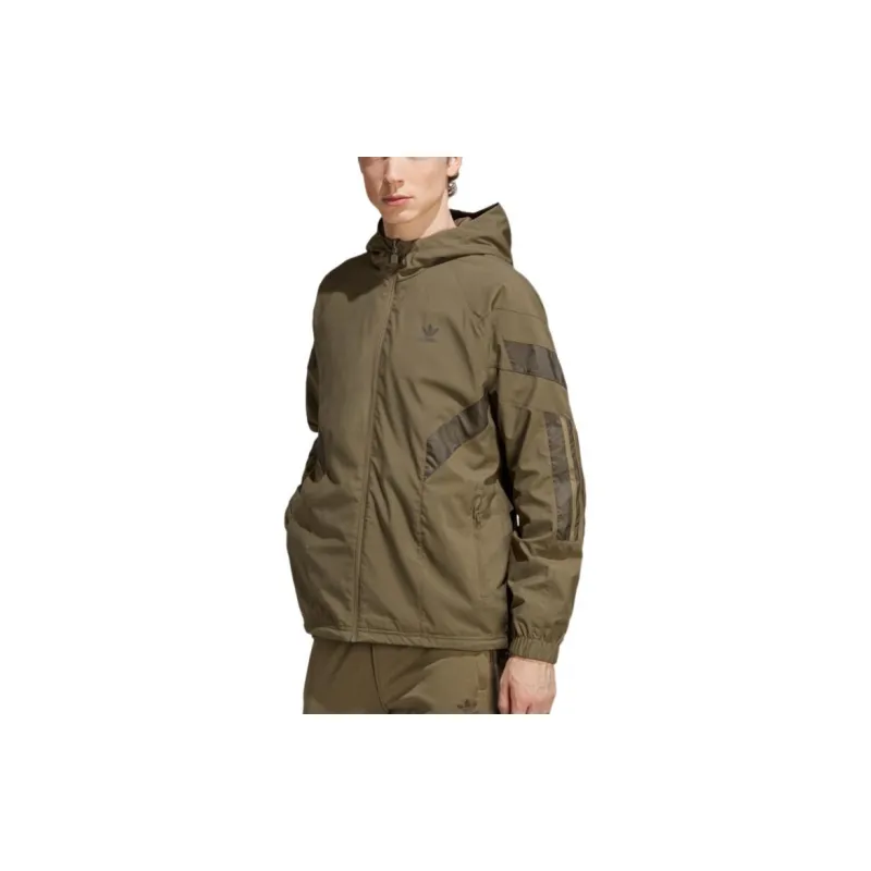 Adidas Originals Jackets Men Olive Green-4