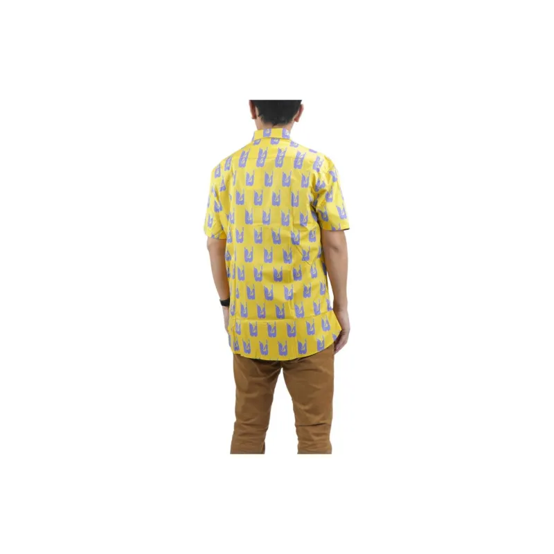 KENZO Shirts Men Yellow-4