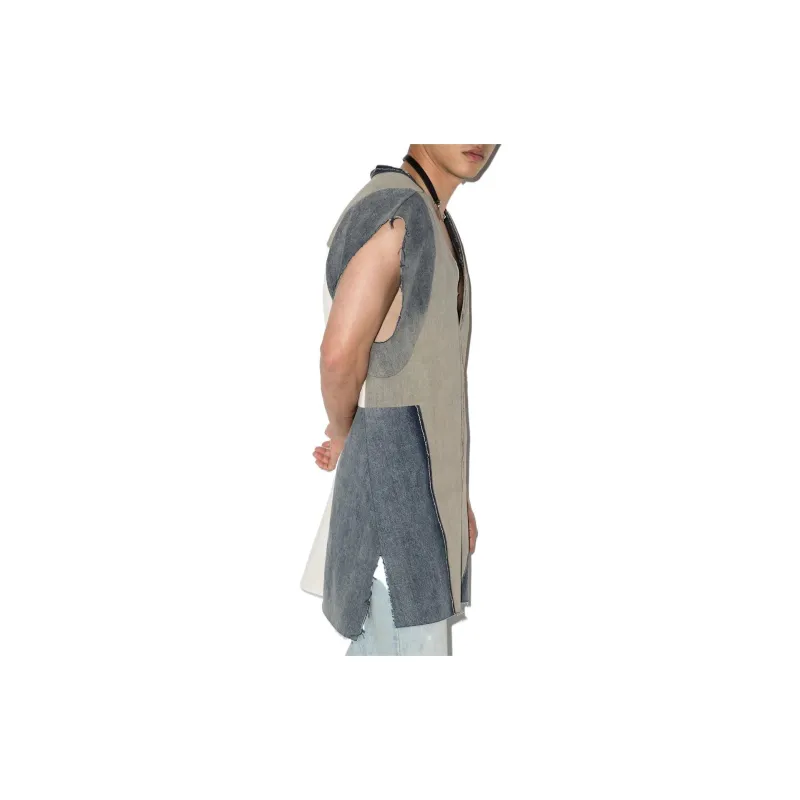 RICK OWENS Vests Men Blue-3