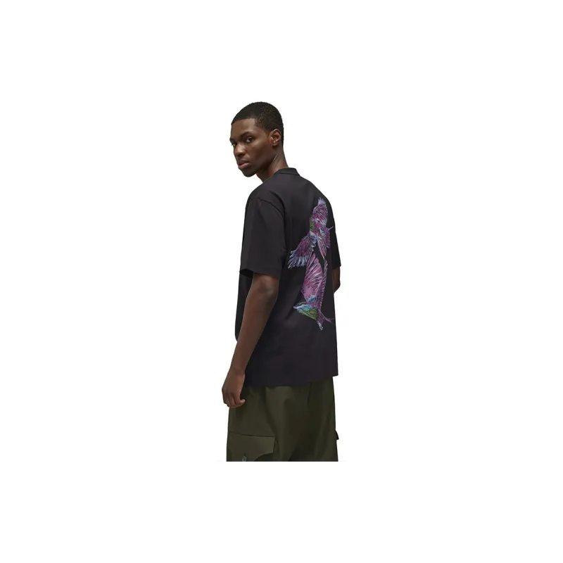 Y-3 Free Shipping With AdiClub Y-3 Graphic Short Sleeve Tee-2