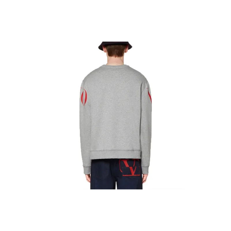 Valentino Sweatshirts Men Gray-2
