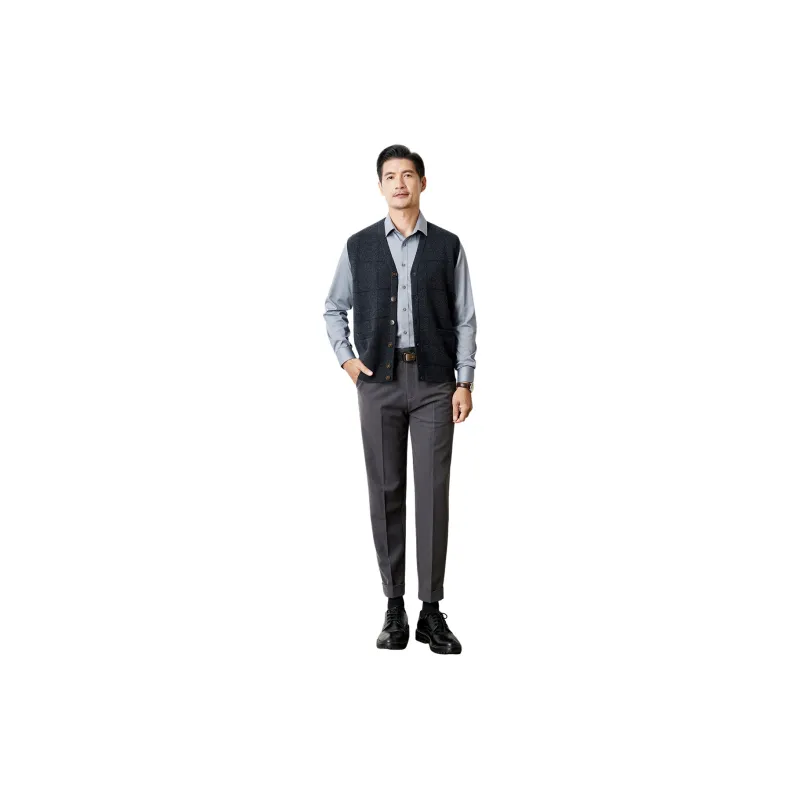 H YXIANG Cashmere Sweaters Men-2