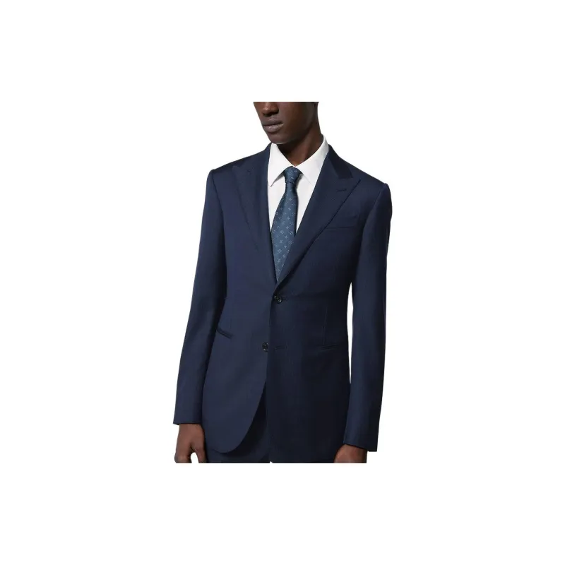 LOUIS VUITTON Single Breasted Wool Pont Neuf Suit-1
