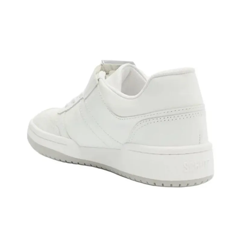 Schutz Low-Top Skateboard Shoes Women's White-3