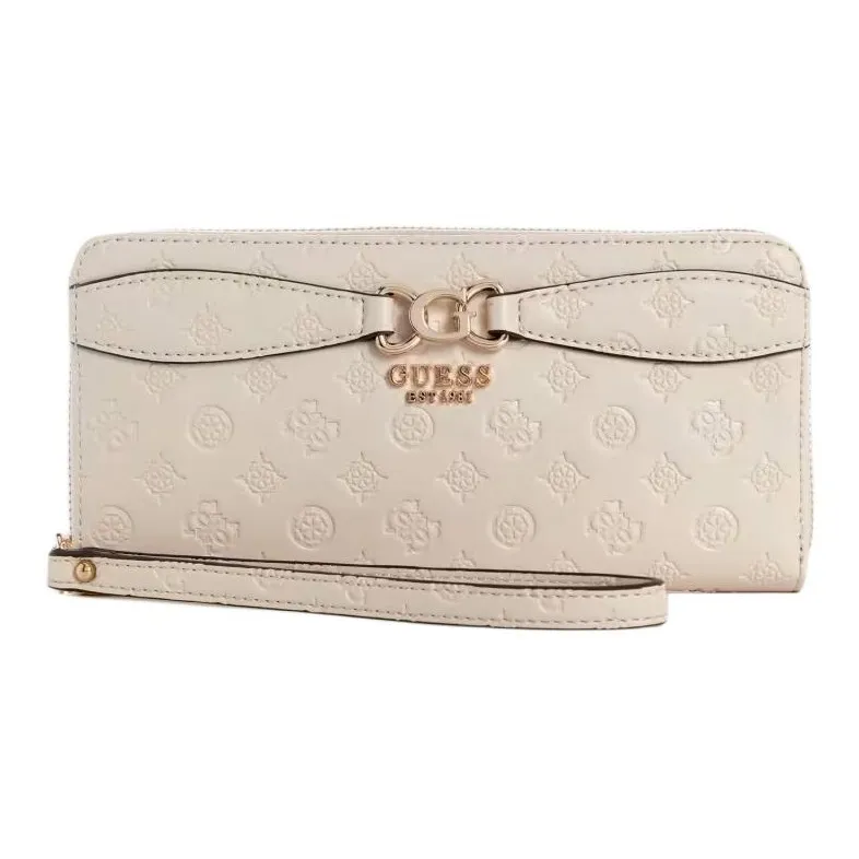 GUESS Artificial Leather Wallet Regular Women's Beige-0