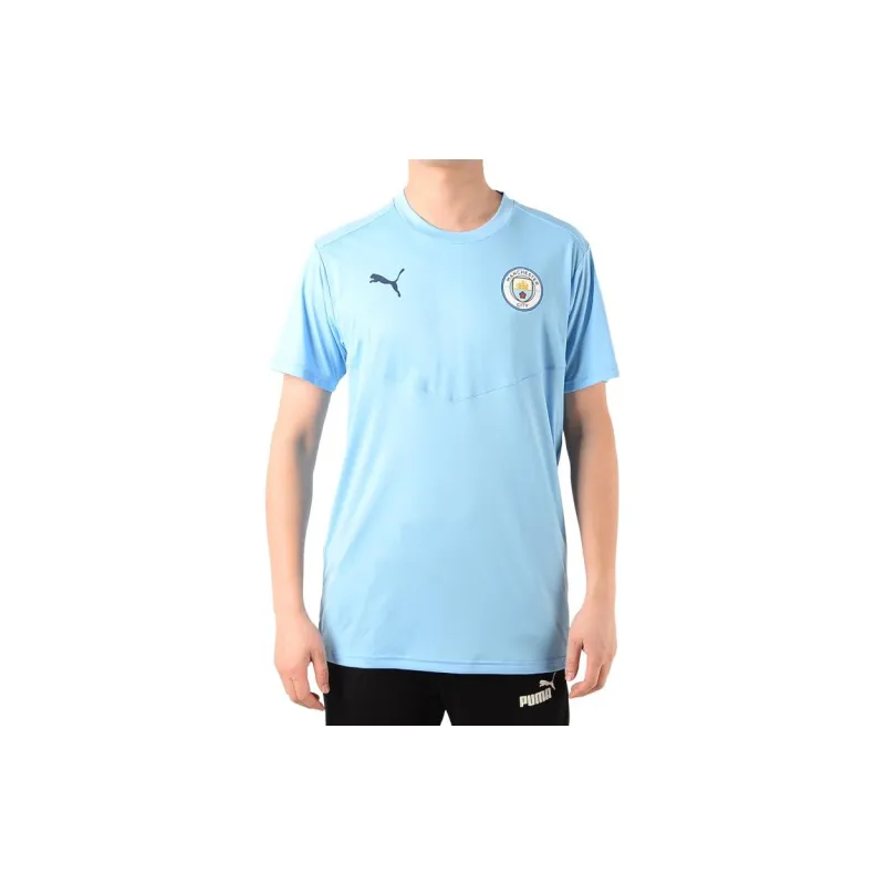 PUMA T Shirts Men Light Blue-2