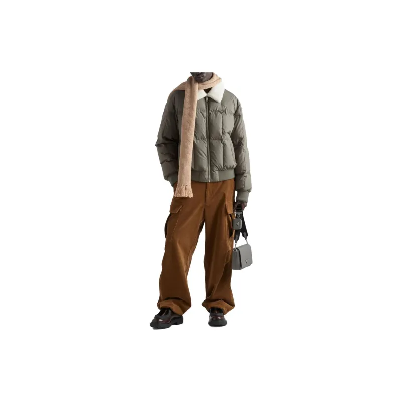 PRADA Down Jackets Men Dark Green-1