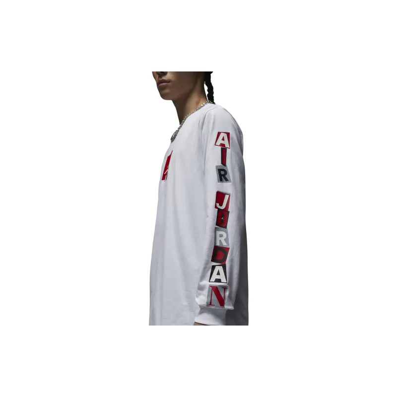 Jordan T Shirts Men White-4