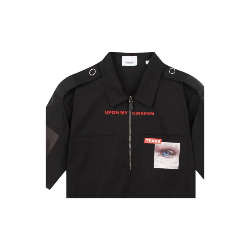 Burberry Shirts Men Black-3