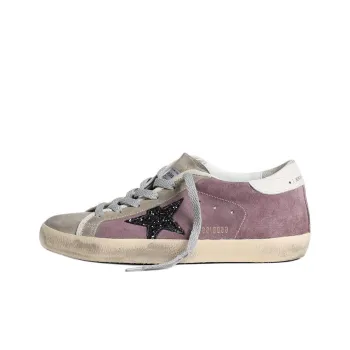 Golden Goose Low Top Skateboard Shoes Women's Purple