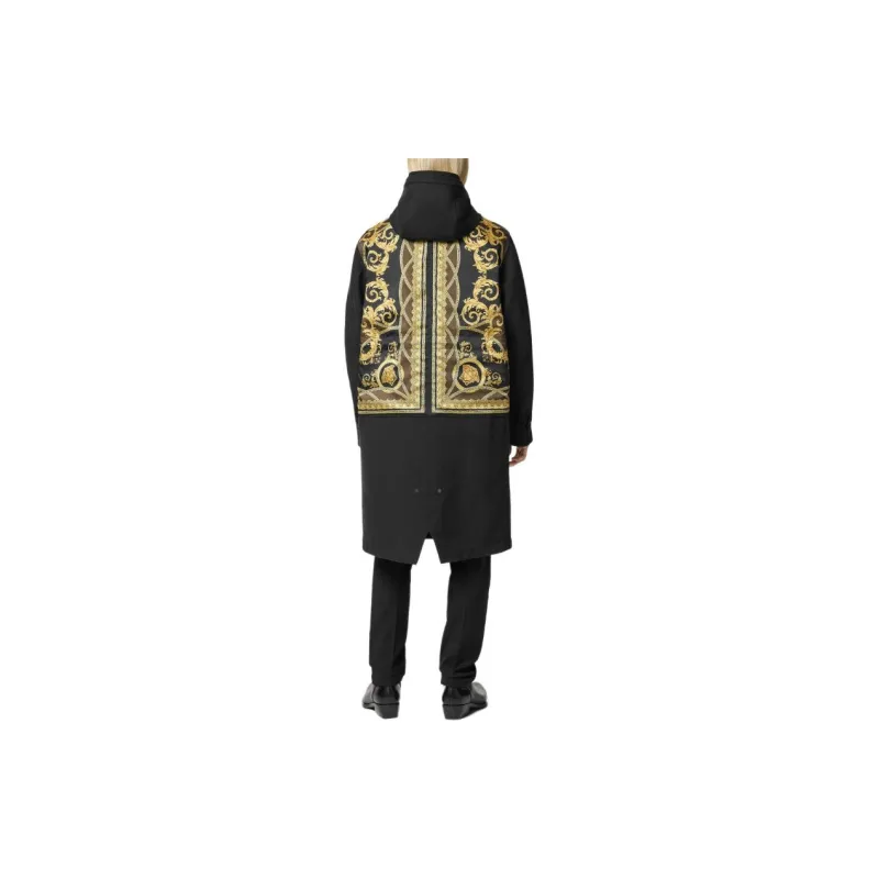 VERSACE La Coupe Des Dieux Hooded Trench Coat-2