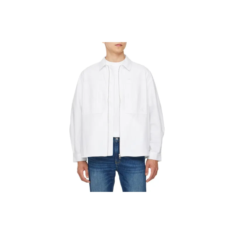 CALVIN KLEIN Jackets & Coats Men's White-4