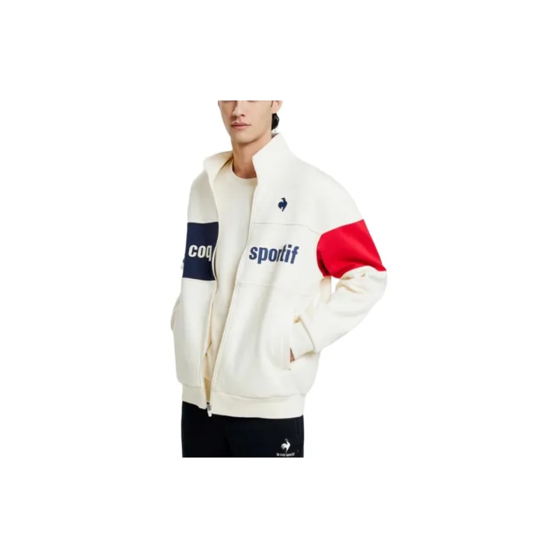 Le Coq Sportif Jackets Coats Unisex Original White-2