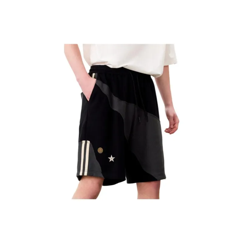 Bosieagender Casual Shorts Unisex Black-4