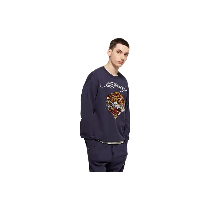 Ed Hardy Polo Shirts Men Midnight Blue E1OWM064-4