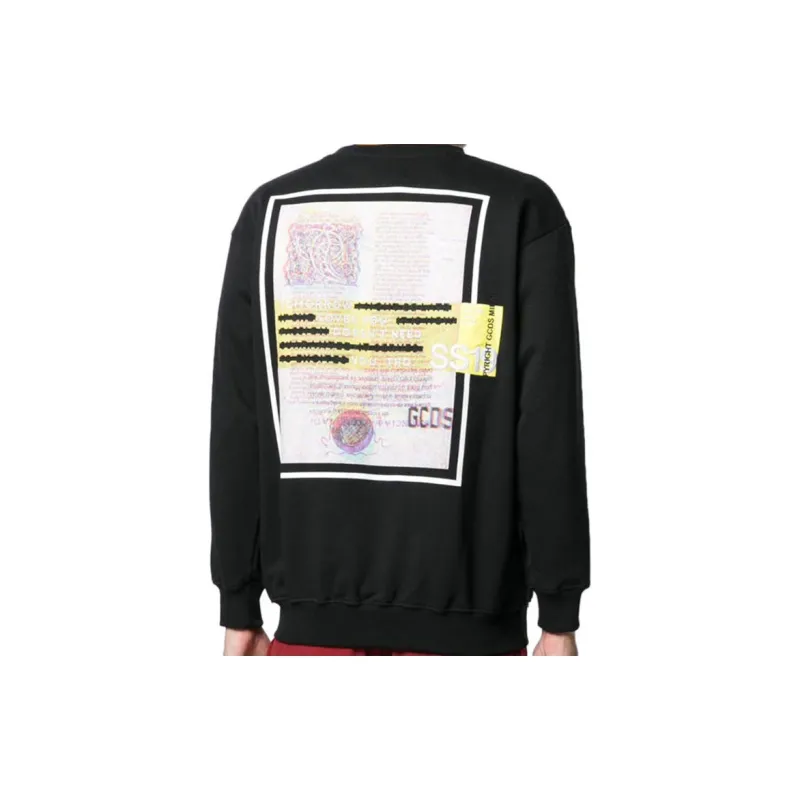 GCDS Sweatshirts Men Black-3