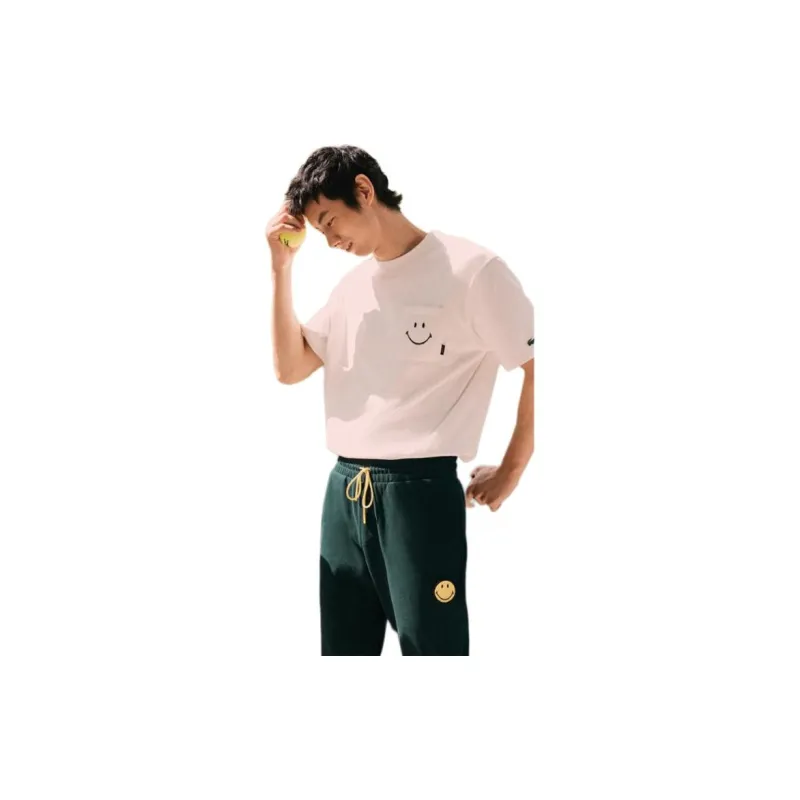 LACOSTE Regular T Shirt Unisex Ecru-2