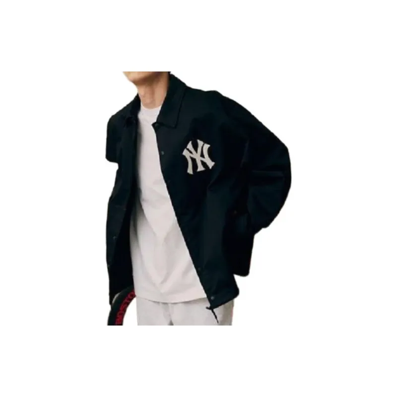 New Era X MLB SS23 NEW YORK YANKEES MLB COACH BLACK JACKET-4